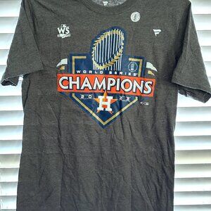 Houston Astros 2022 MLB World Series Champions Fanatics T-Shirt Gray Size M